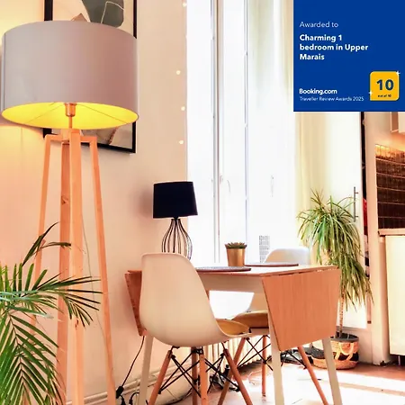 Charming 1 Bedroom In Upper Marais Apartment *